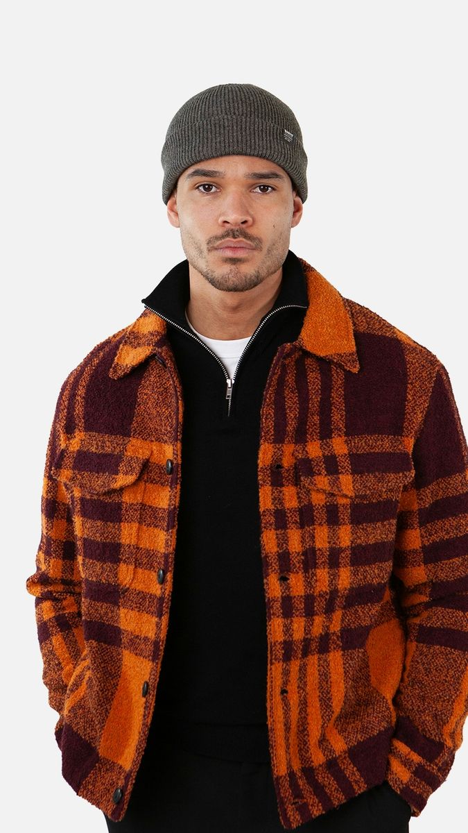 Kinyeti Beanie, dark heather,one size - drak heath