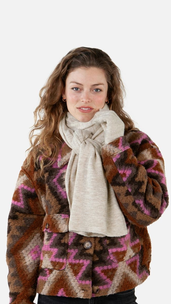 Witzia Scarf, cream, one size - cream/