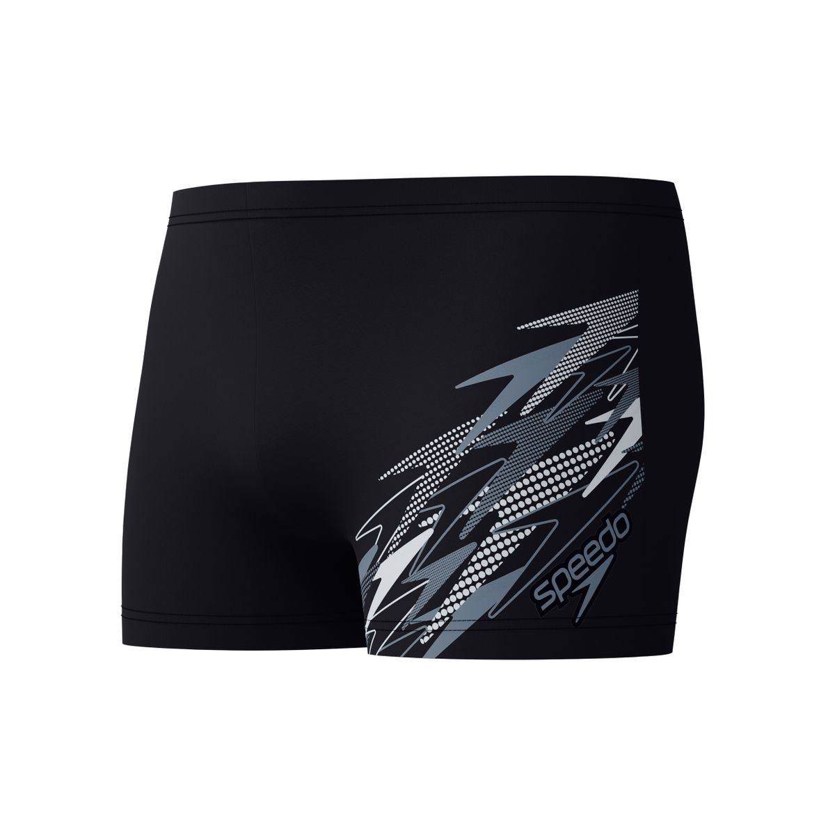 MEDLEY LOGO AQUASHORT BLK/GRY