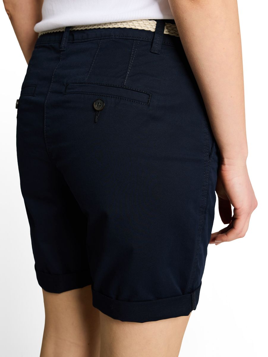 Chino Bermuda Shorts mit Gürtel