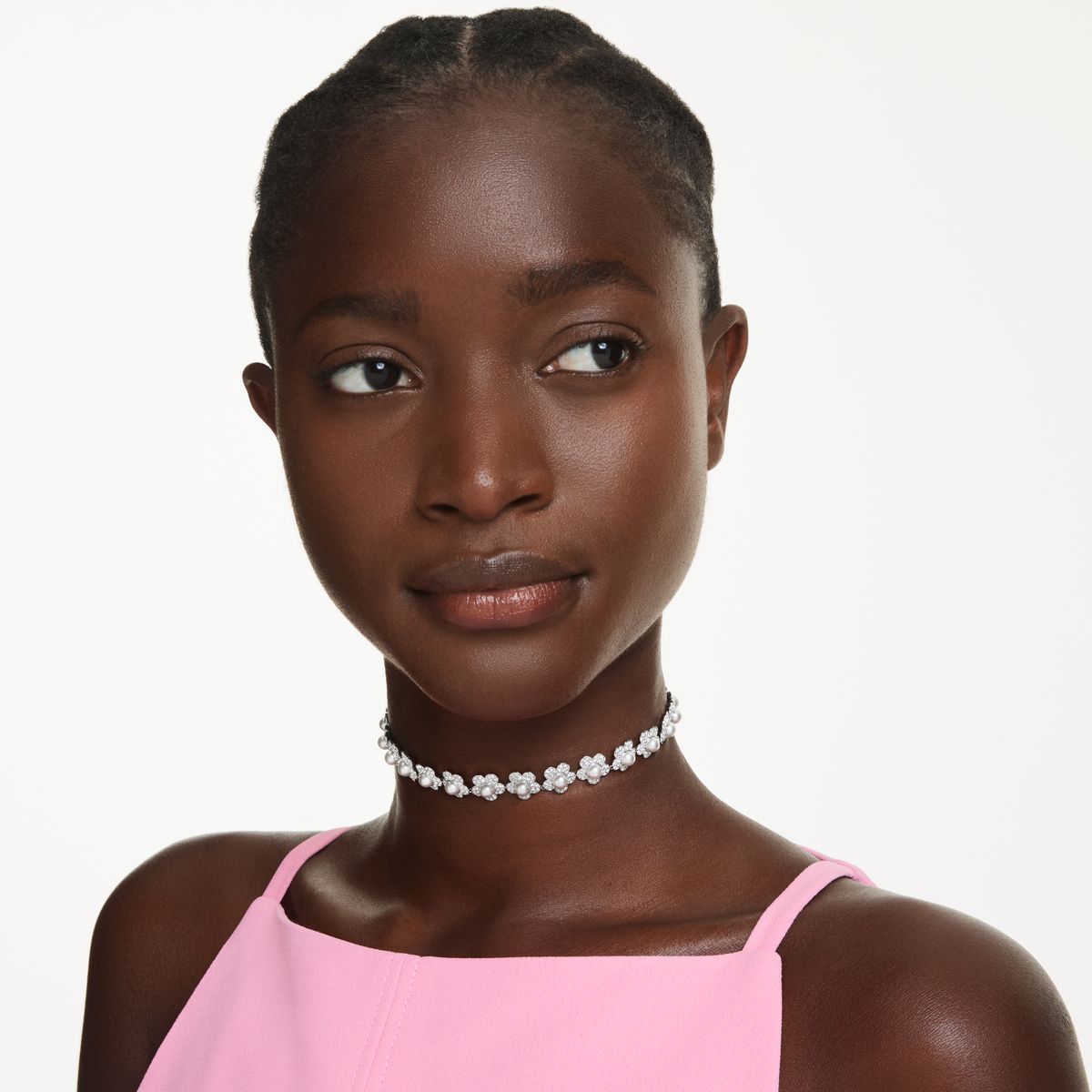 2026 Capsule Choker Pearl Rhodium shiny White - P_145242