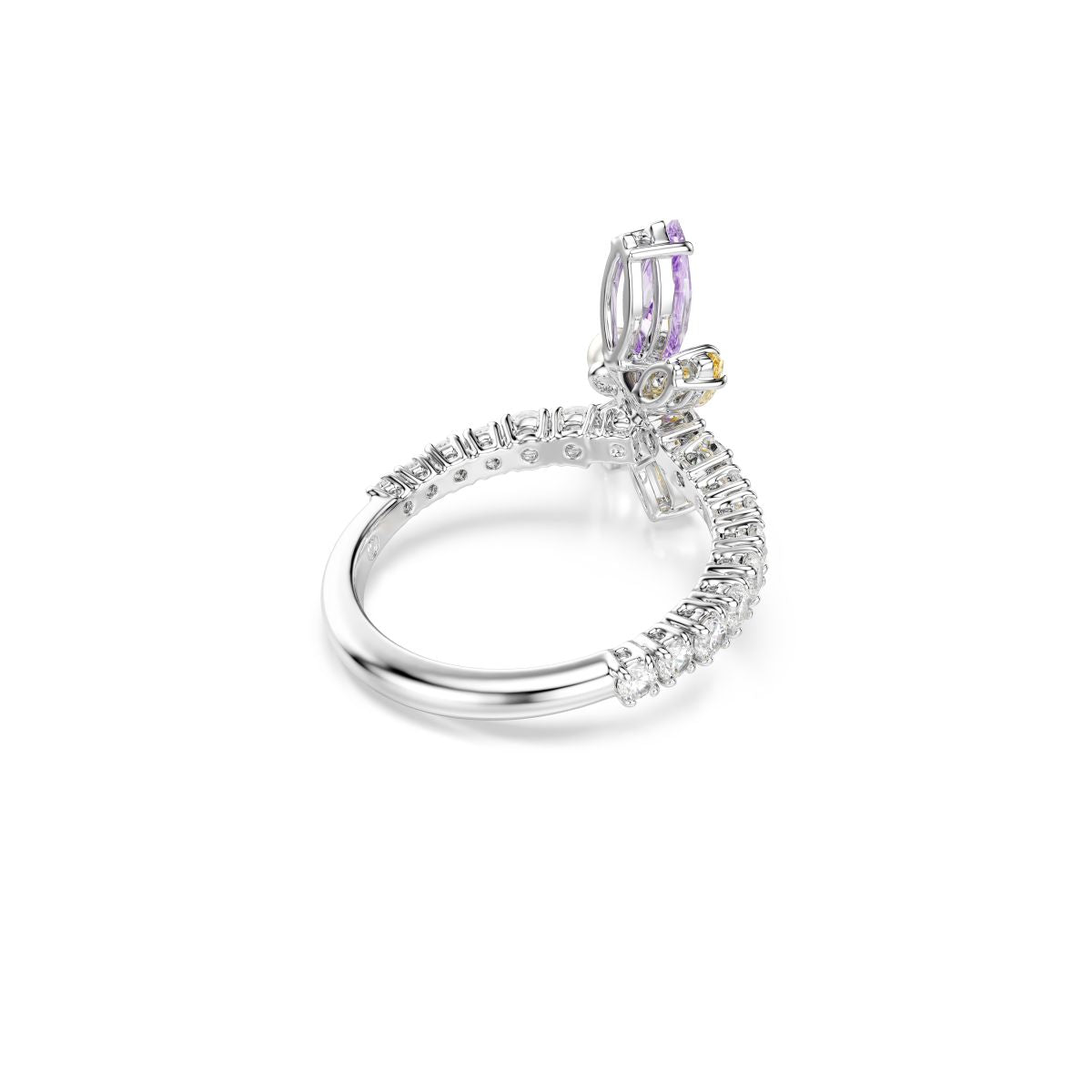 2026 Capsule Motif Ring Motif Rhodium shiny Multi - P_144037