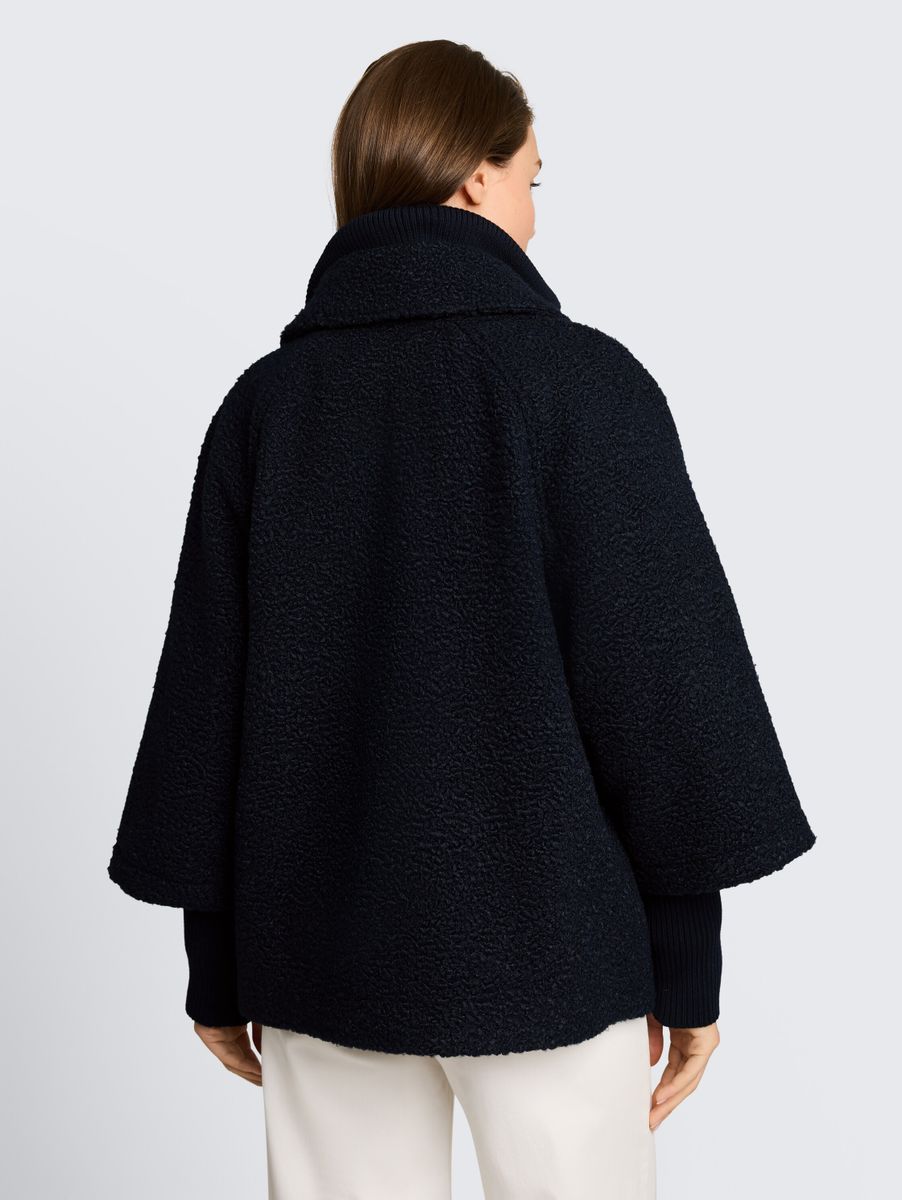 Cosy Cape Jacke im 2-in-1-Look
