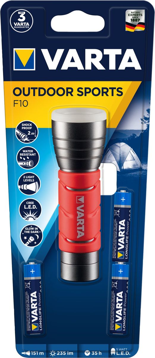 VARTA Akku Taschenlampe Varta Outdoor