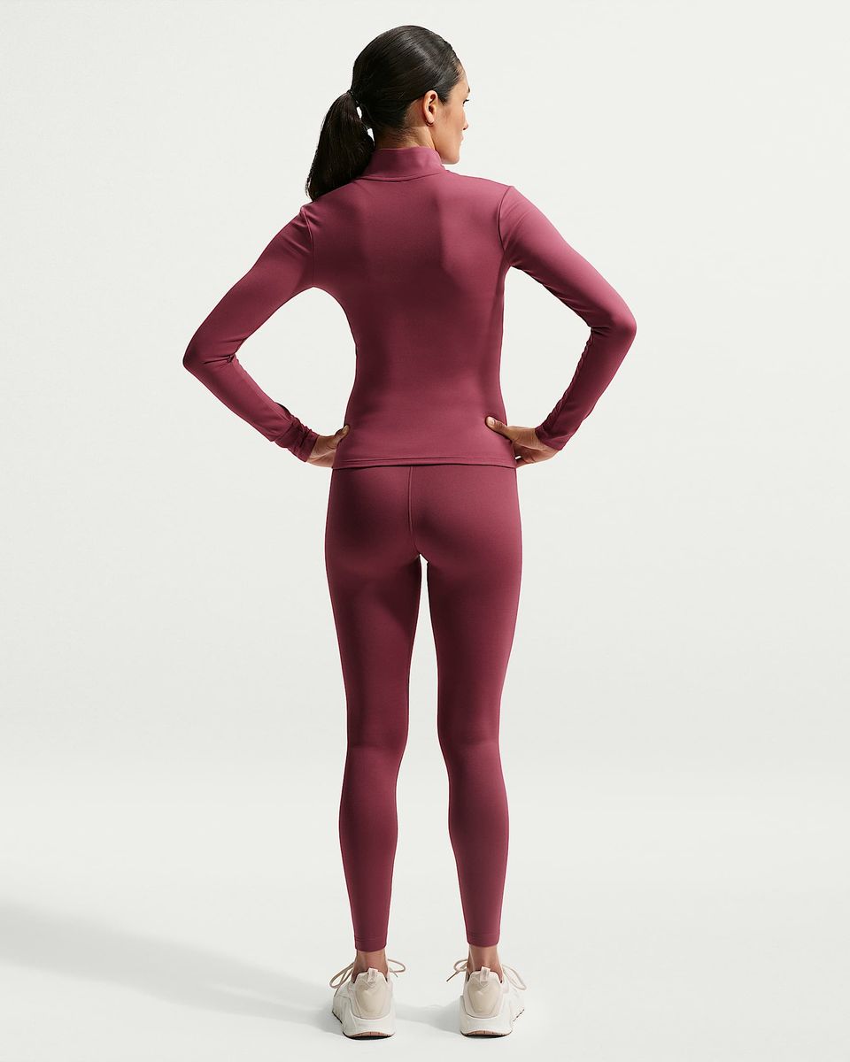 Nike One Fitted Dri-FIT Jacke mit durchgehendem Reißverschluss für Damen