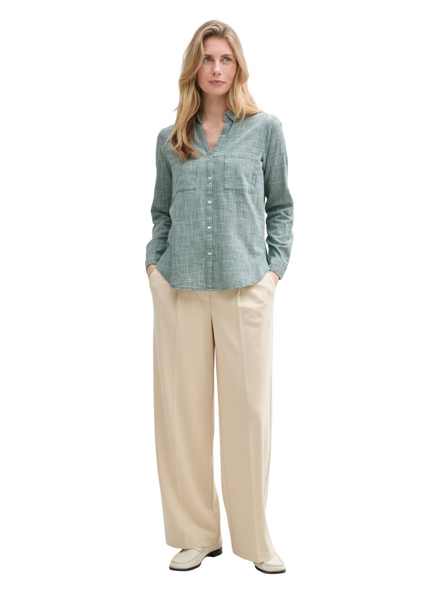 Bluse mit Brusttaschen
