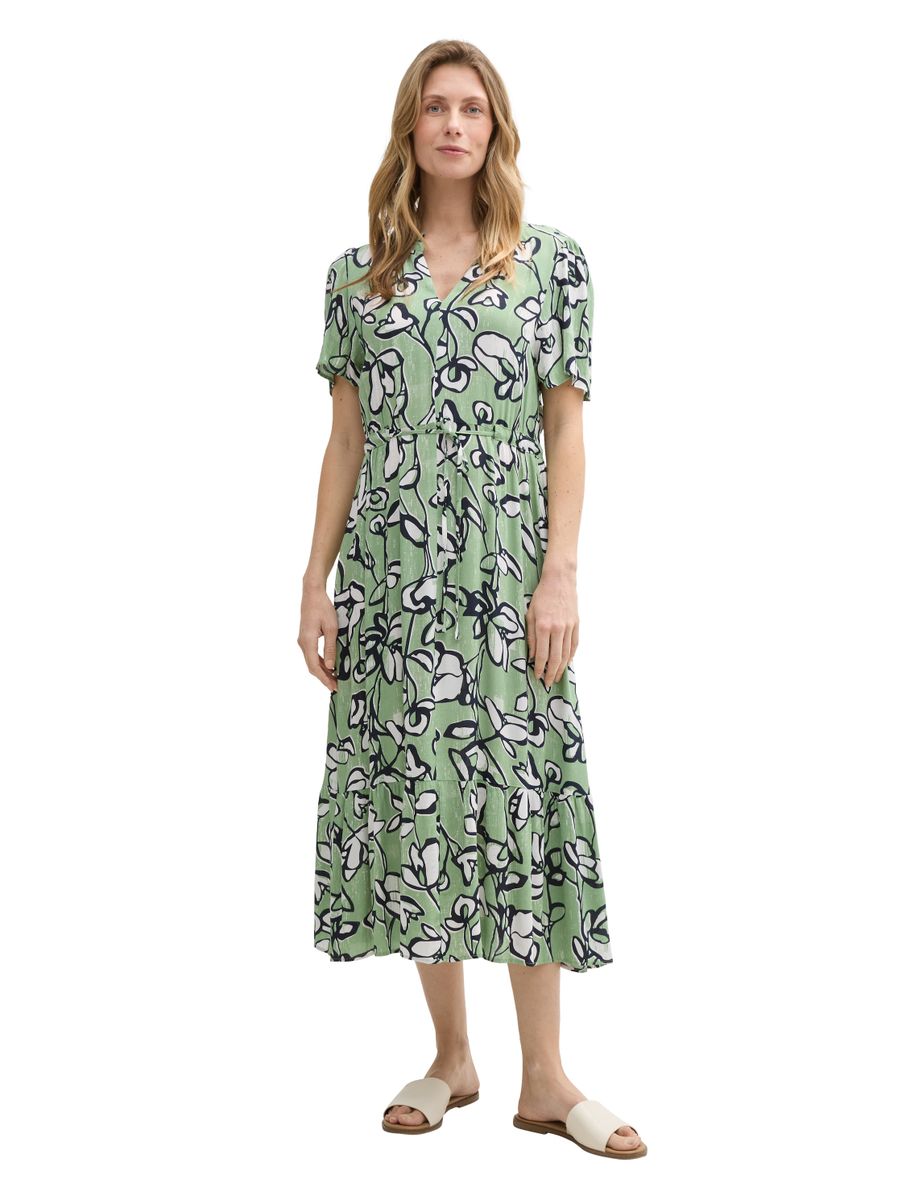 Maxi-Kleid mit Muster