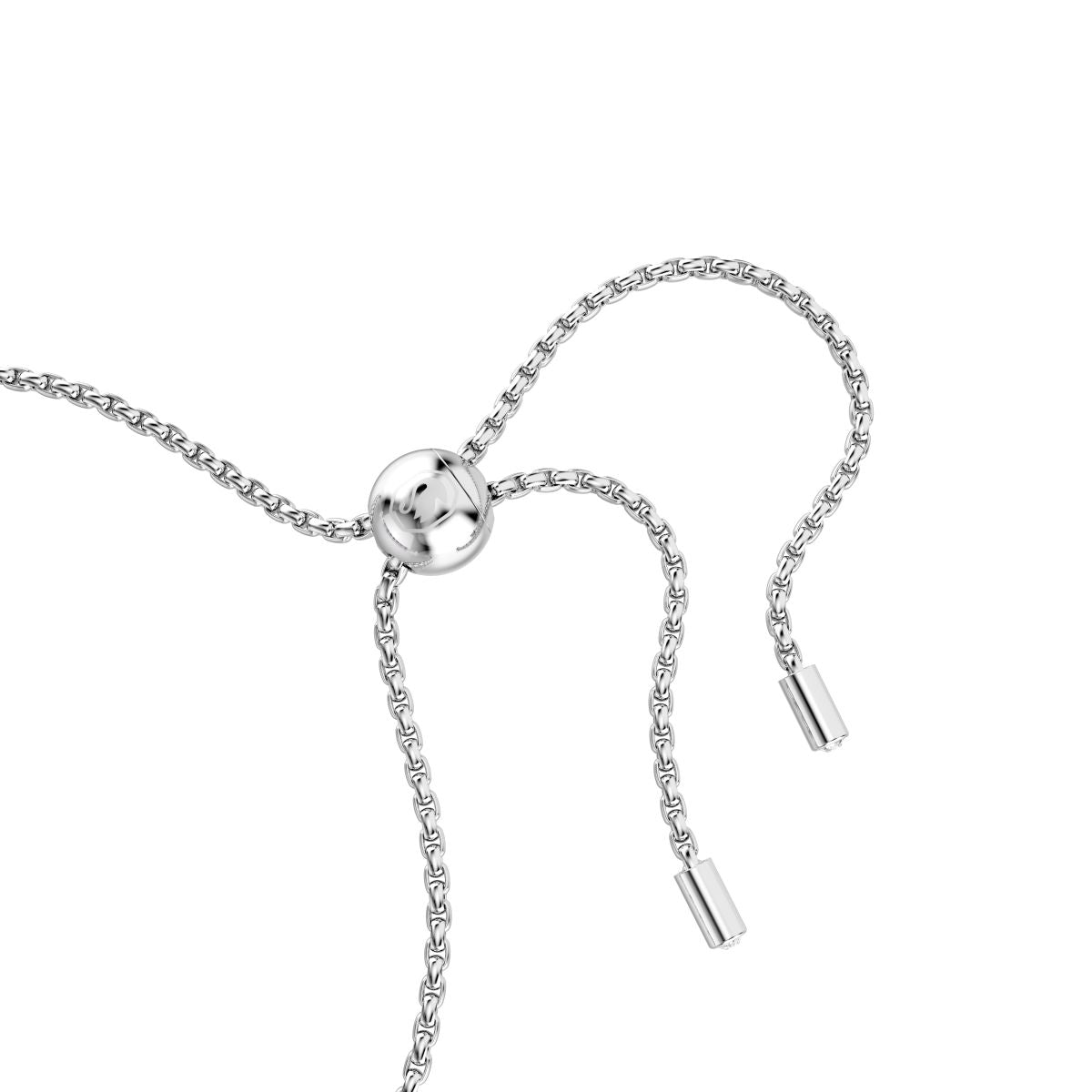 Matrix Armband, Baguette-Schliff, Violett, Rhodiniert