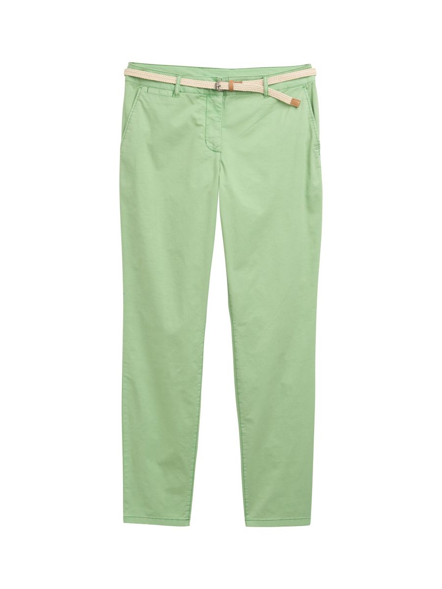Slim Chino Hose mit Gürtel
