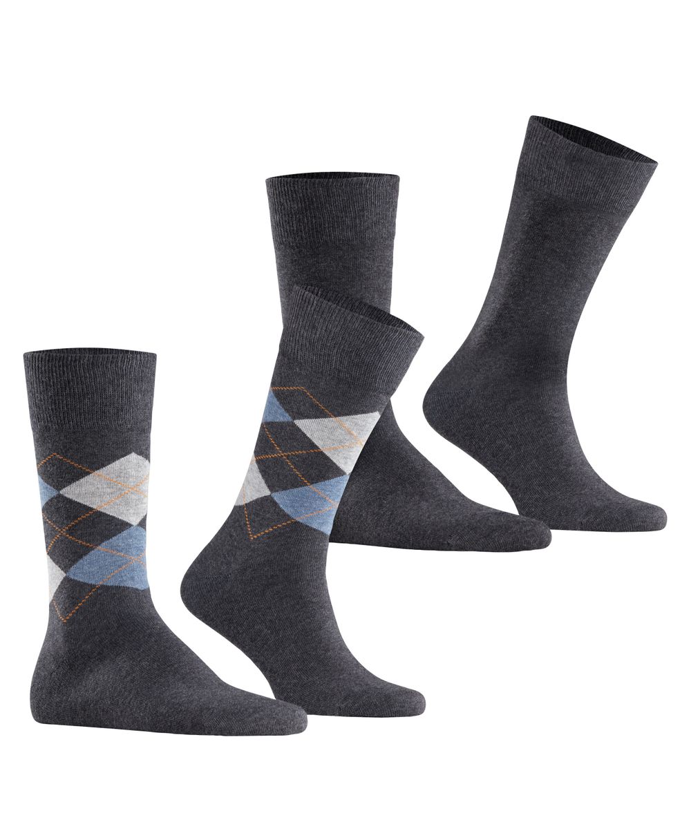 Burlington Everyday Argyle Mix 2-Pack Herren