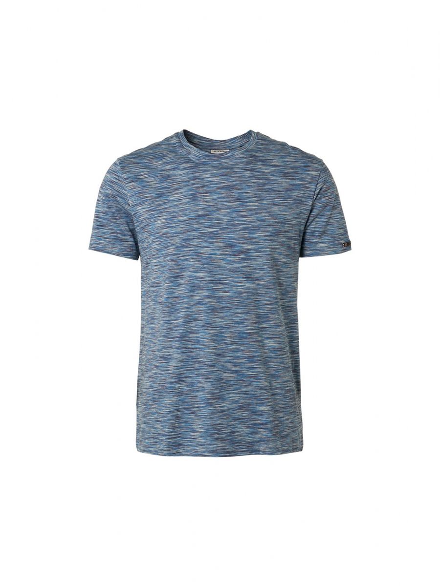T-Shirt Crewneck Multi Coloured Yarn Dyed Melange