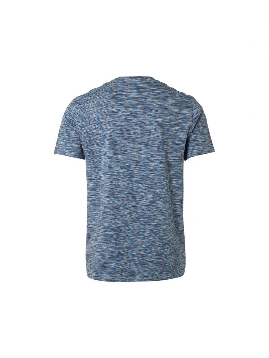 T-Shirt Crewneck Multi Coloured Yarn Dyed Melange