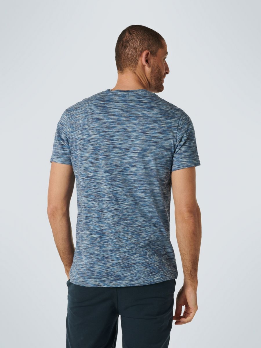 T-Shirt Crewneck Multi Coloured Yarn Dyed Melange