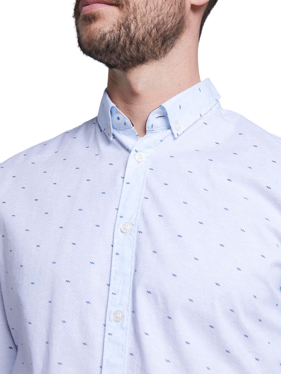 Hemd mit Allover-Print