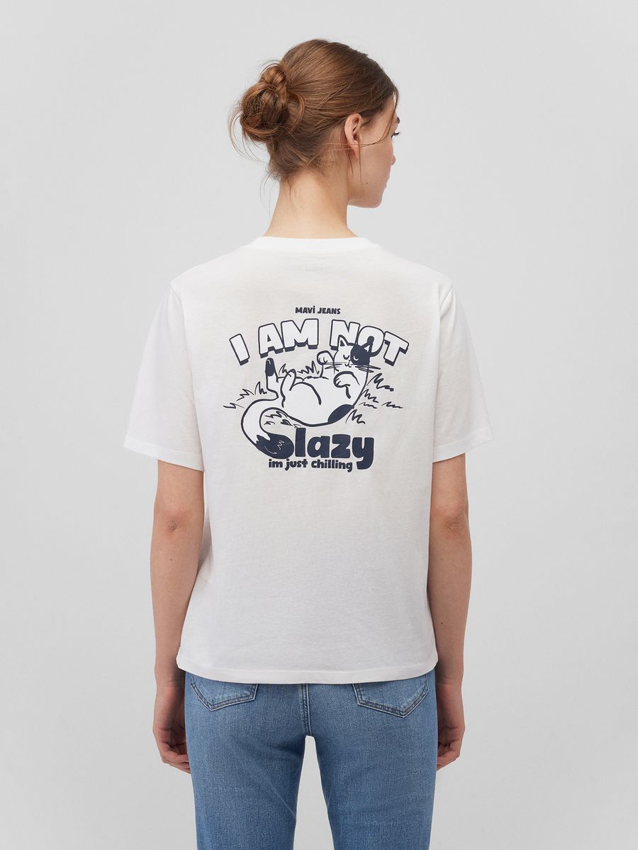 CAT CHILLING TEE