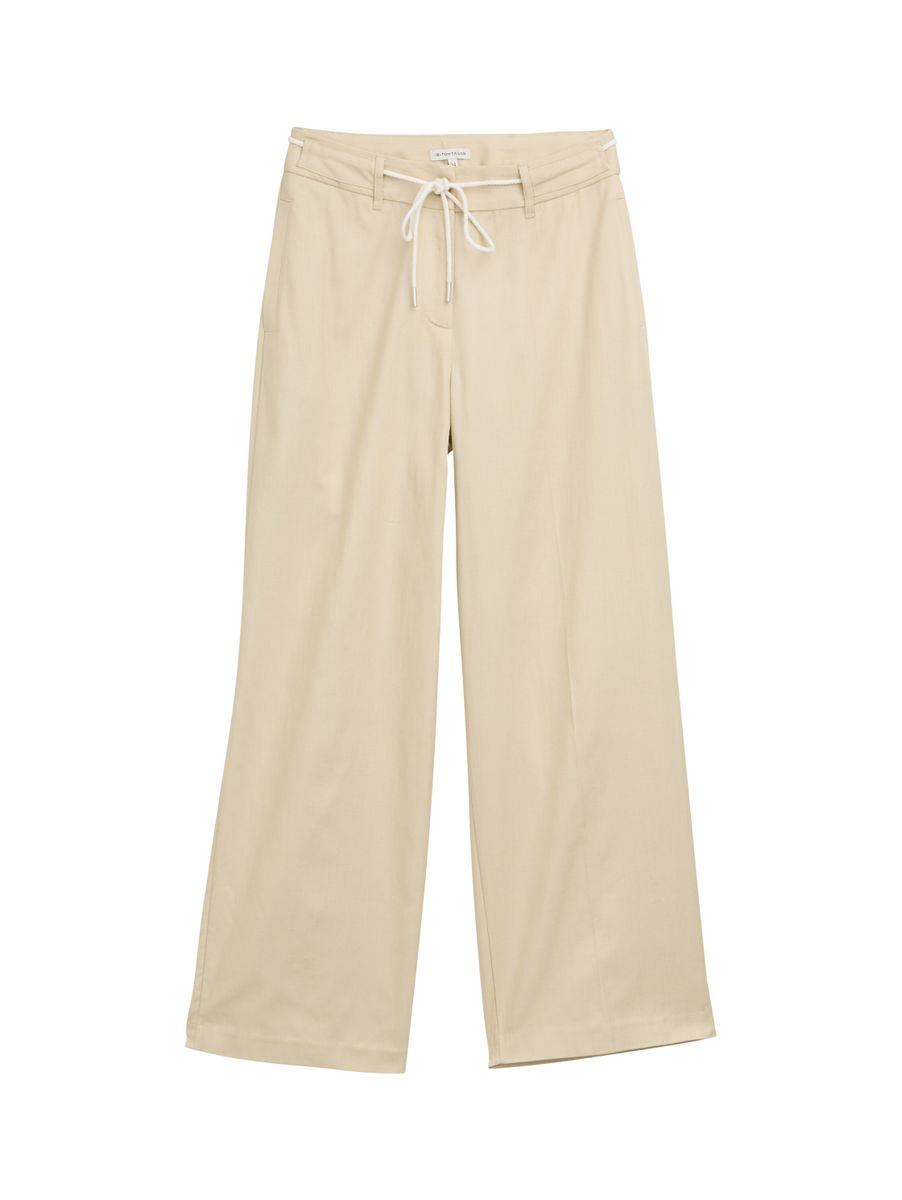 TTLEA Wide Leg Hose mit Kordelzug