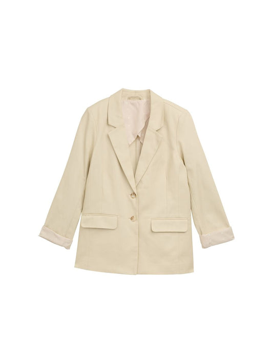 Regular Fit Blazer aus Twill