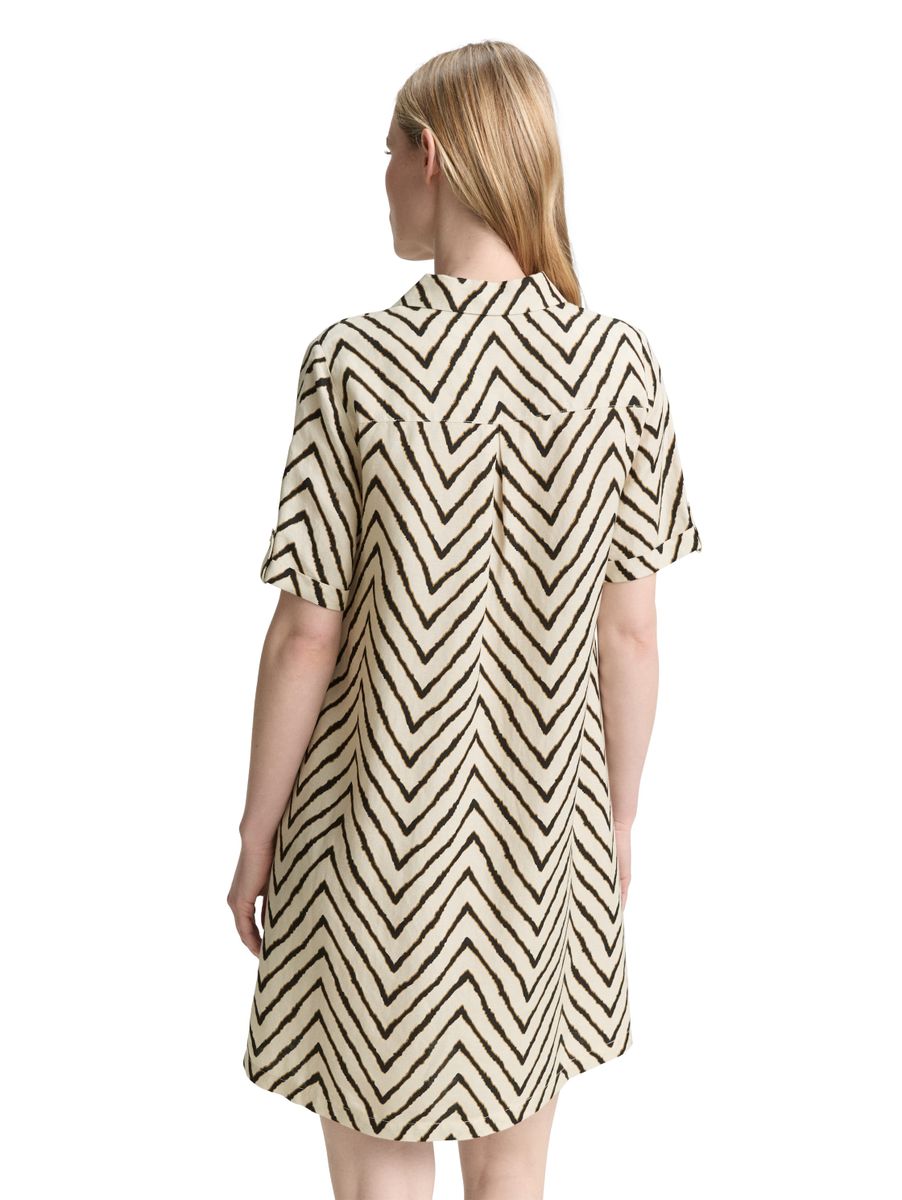 Kleid mit Leinenanteil