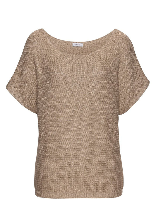 lascana Kurzarmpullover