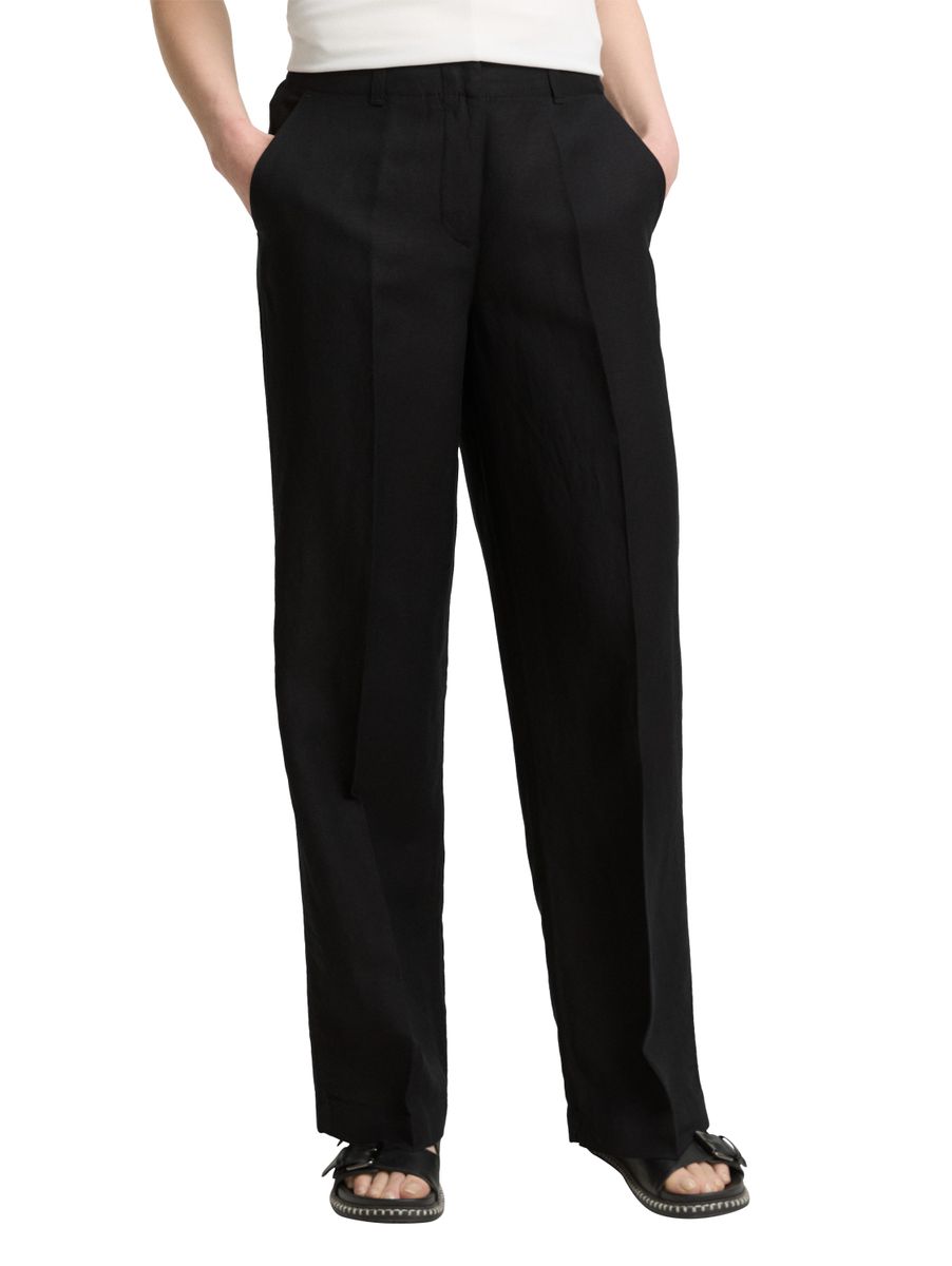 TTLEA Wide Leg Hose mit Leinenanteil