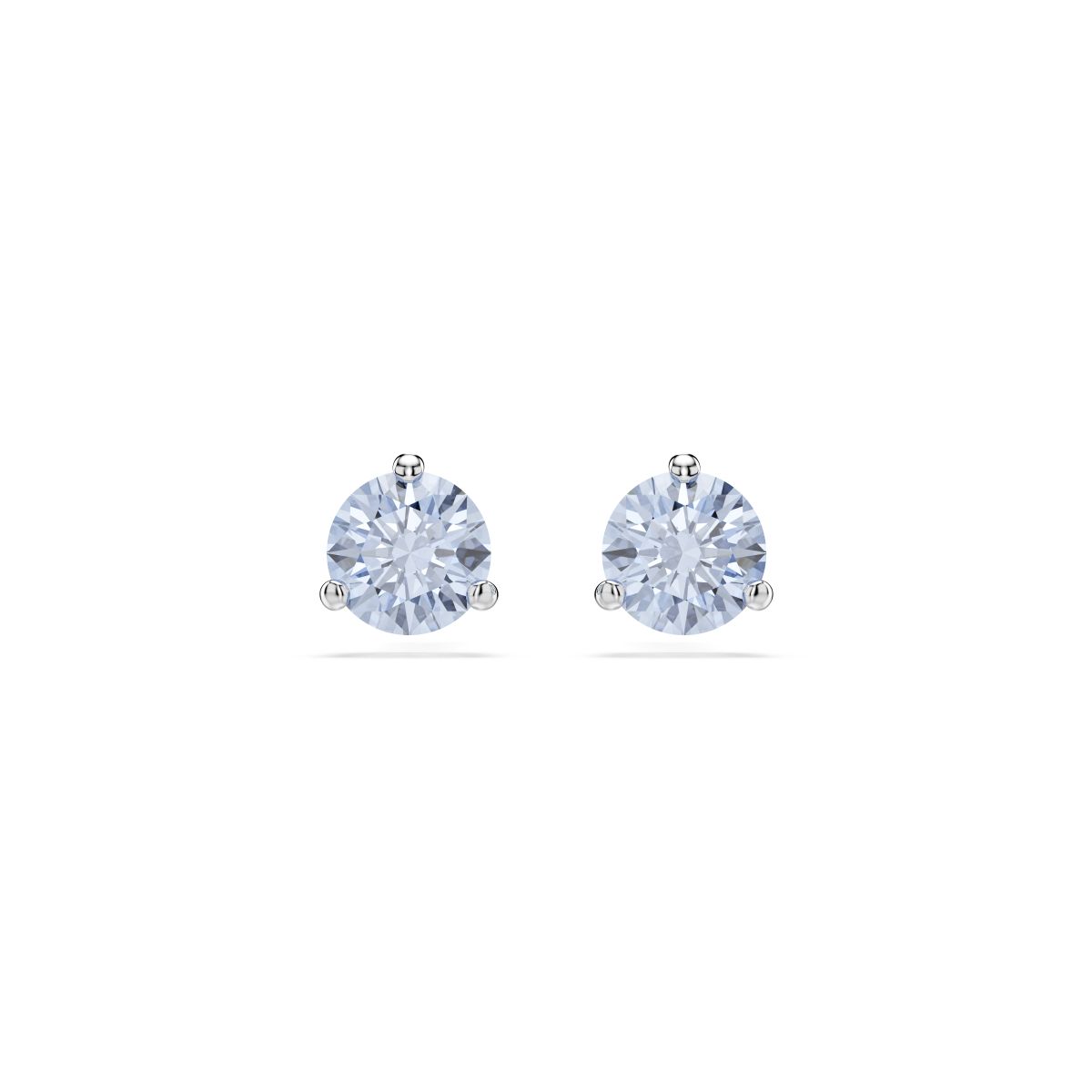 Solitaire stud earrings