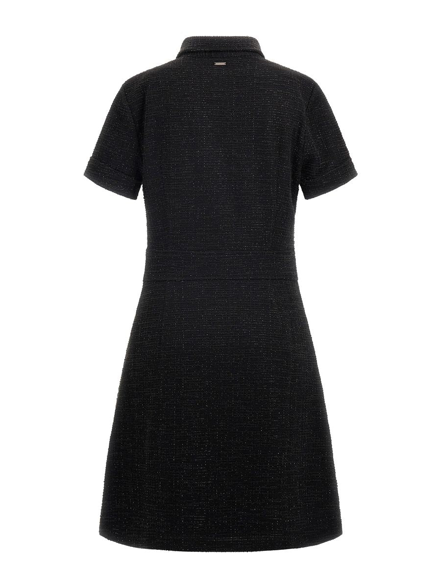 SS TAMARA BELTED TWEED DRESS