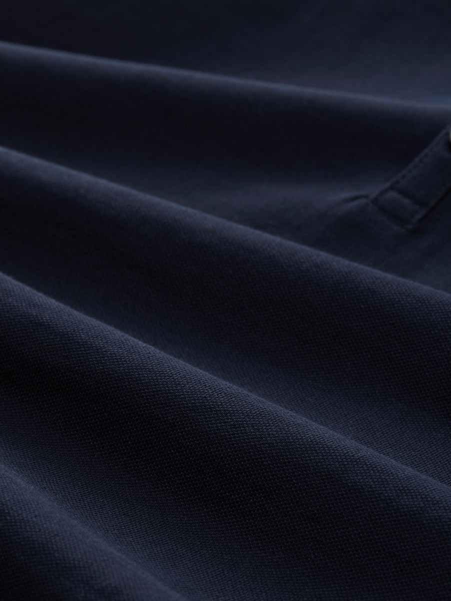 Piqué Poloshirt mit Stickerei