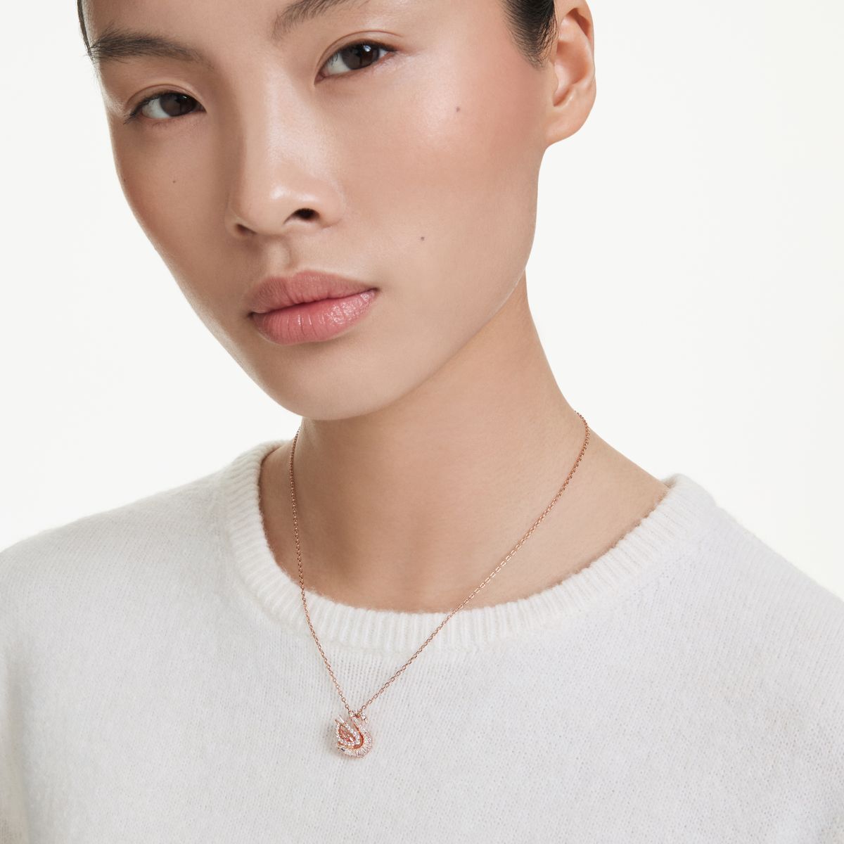 SWAN:PEND PINK PIN/ROS