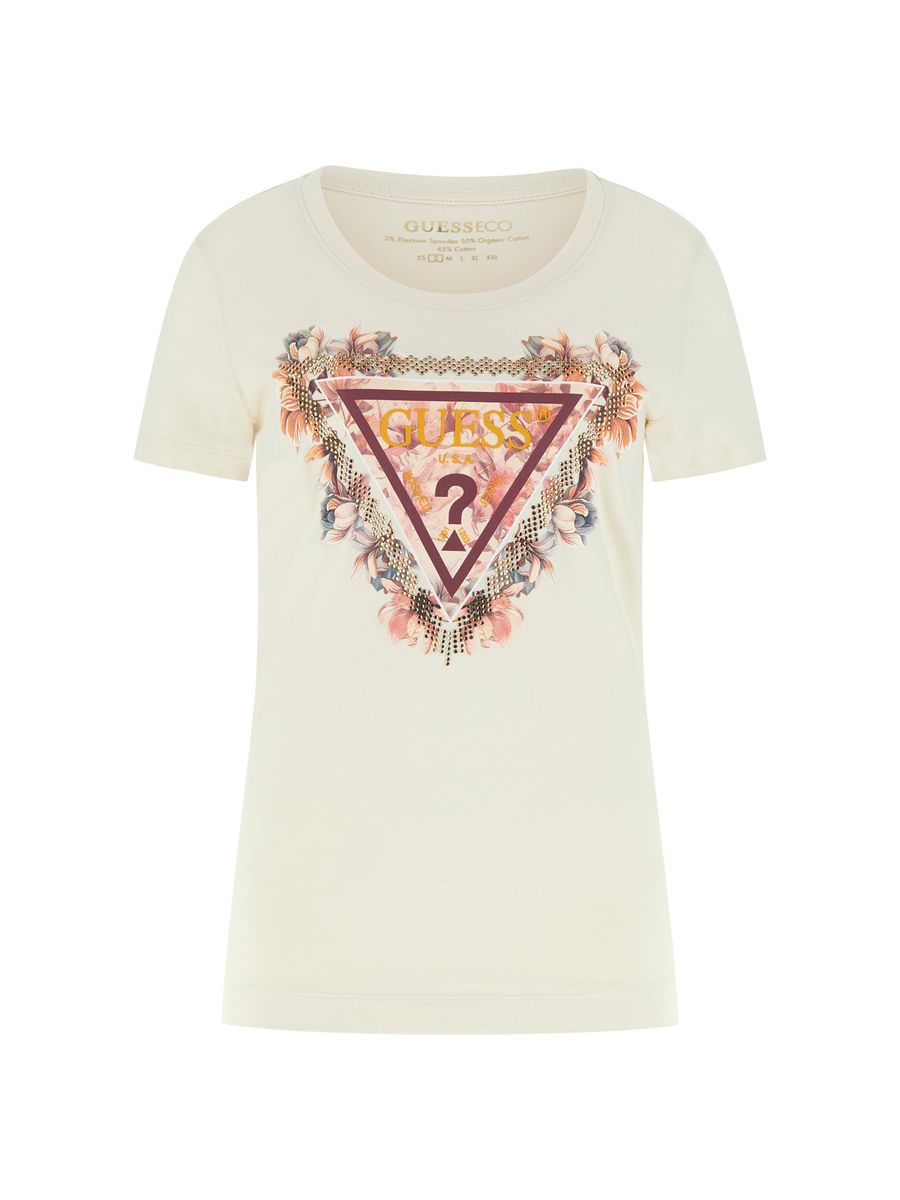 SS TRIANGLE FLOWERS TEE