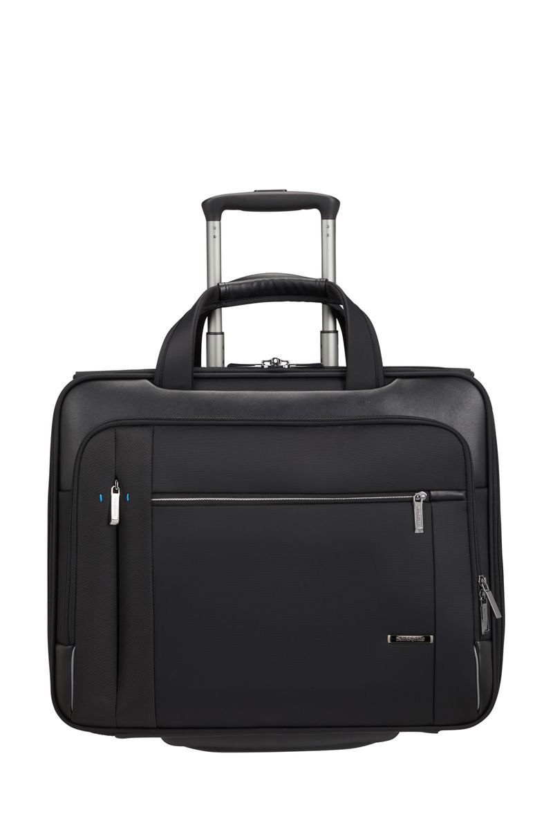 ROLLING TOTE 17.3" EXP BLACK