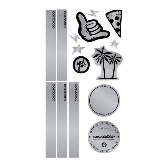 Reflektierendes Sticker-Set "Black