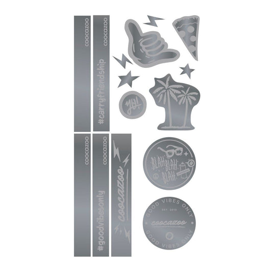 Reflektierendes Sticker-Set "Silver