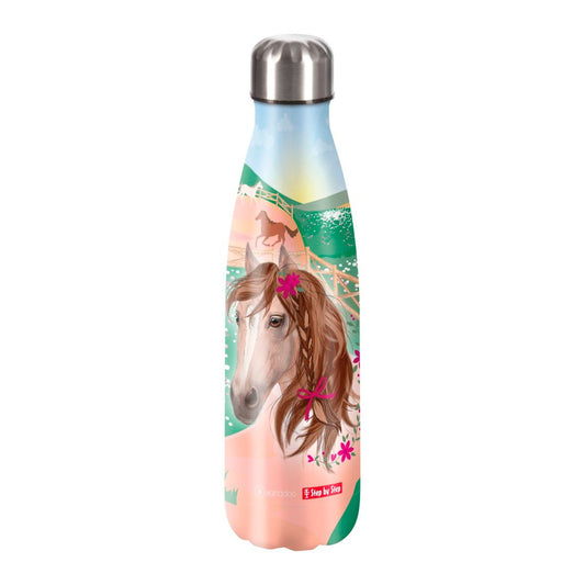 Isolierte Edelstahl-Trinkflasche "Hor - 0/