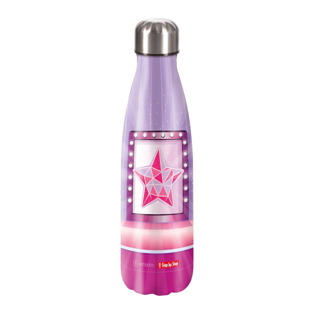 Isolierte Edelstahl-Trinkflasche "Star Stella"
