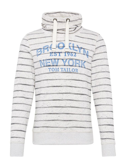 gestreiftes Sweatshirt mit Print