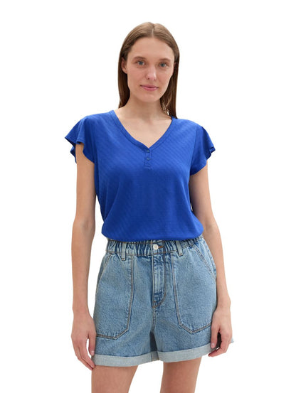T-Shirt mit Flügelärmeln