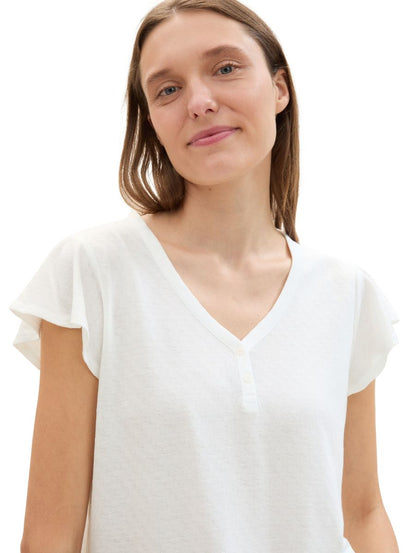 T-Shirt mit Flügelärmeln