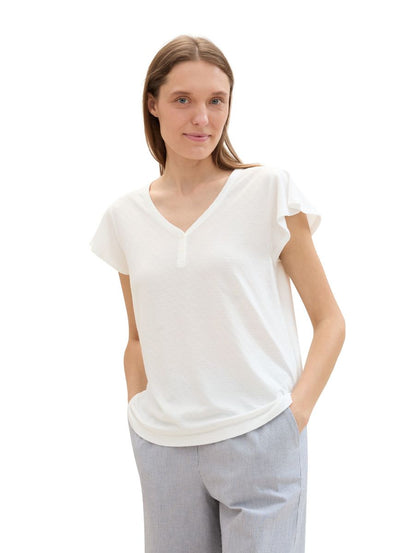 T-Shirt mit Flügelärmeln