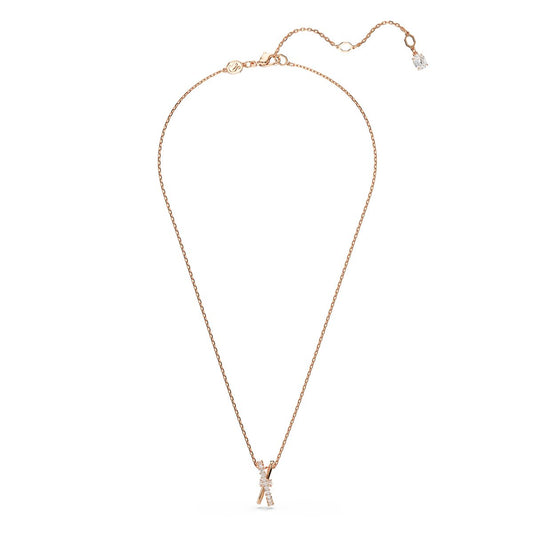 Hyperbola Anhänger, Verschiedene Schliffe, Twist, Weiß, Roségold-Legierungsschicht