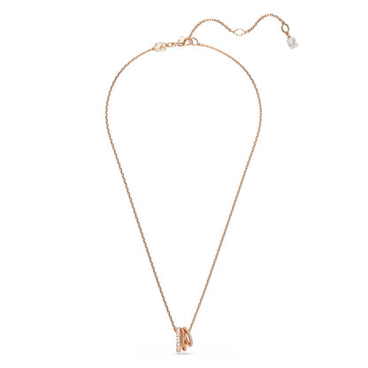 Hyperbola Anhänger, Verschiedene Schliffe, Weiß, Roségold-Legierungsschicht
