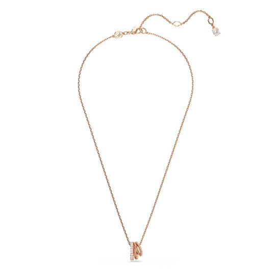 Hyperbola Anhänger, Verschiedene Schliffe, Weiß, Roségold-Legierungsschicht