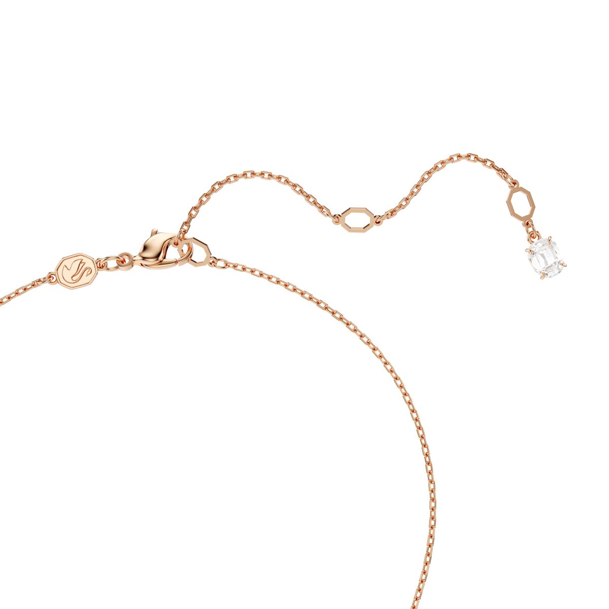 Hyperbola Anhänger, Verschiedene Schliffe, Weiß, Roségold-Legierungsschicht