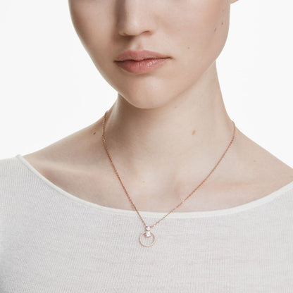 Constella Anhänger, Pavé, Rundschliff, Weiß, Roségold-Legierungsschicht
