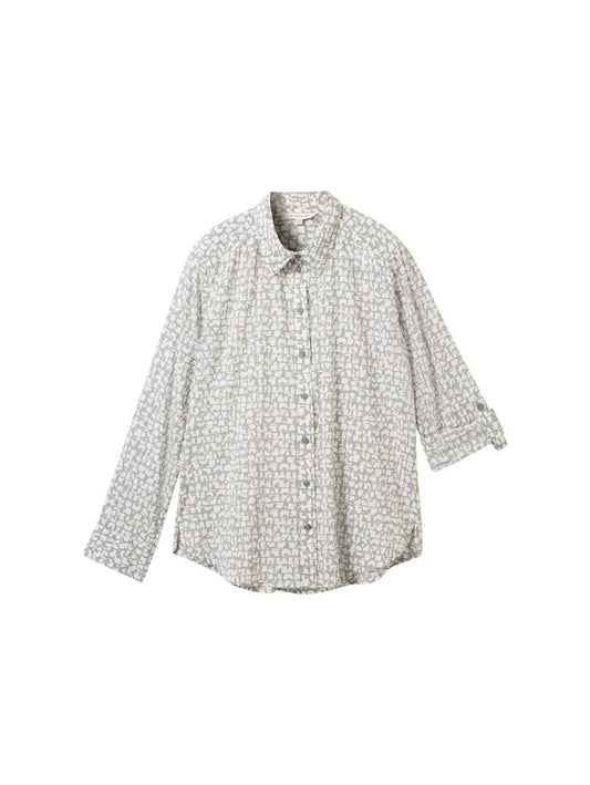 Gemusterte Bluse