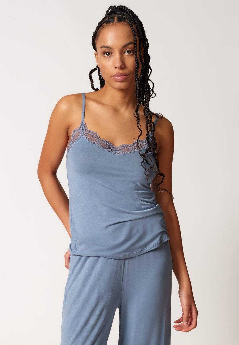 Skiny Damen Spaghettishirt Night In Mix & Match