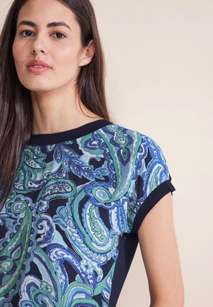 Materialmix T-Shirt
