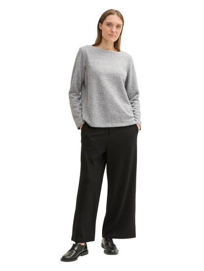 Geripptes Sweatshirt