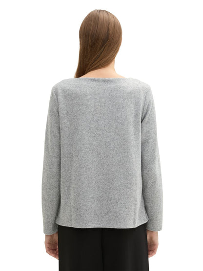 Geripptes Sweatshirt
