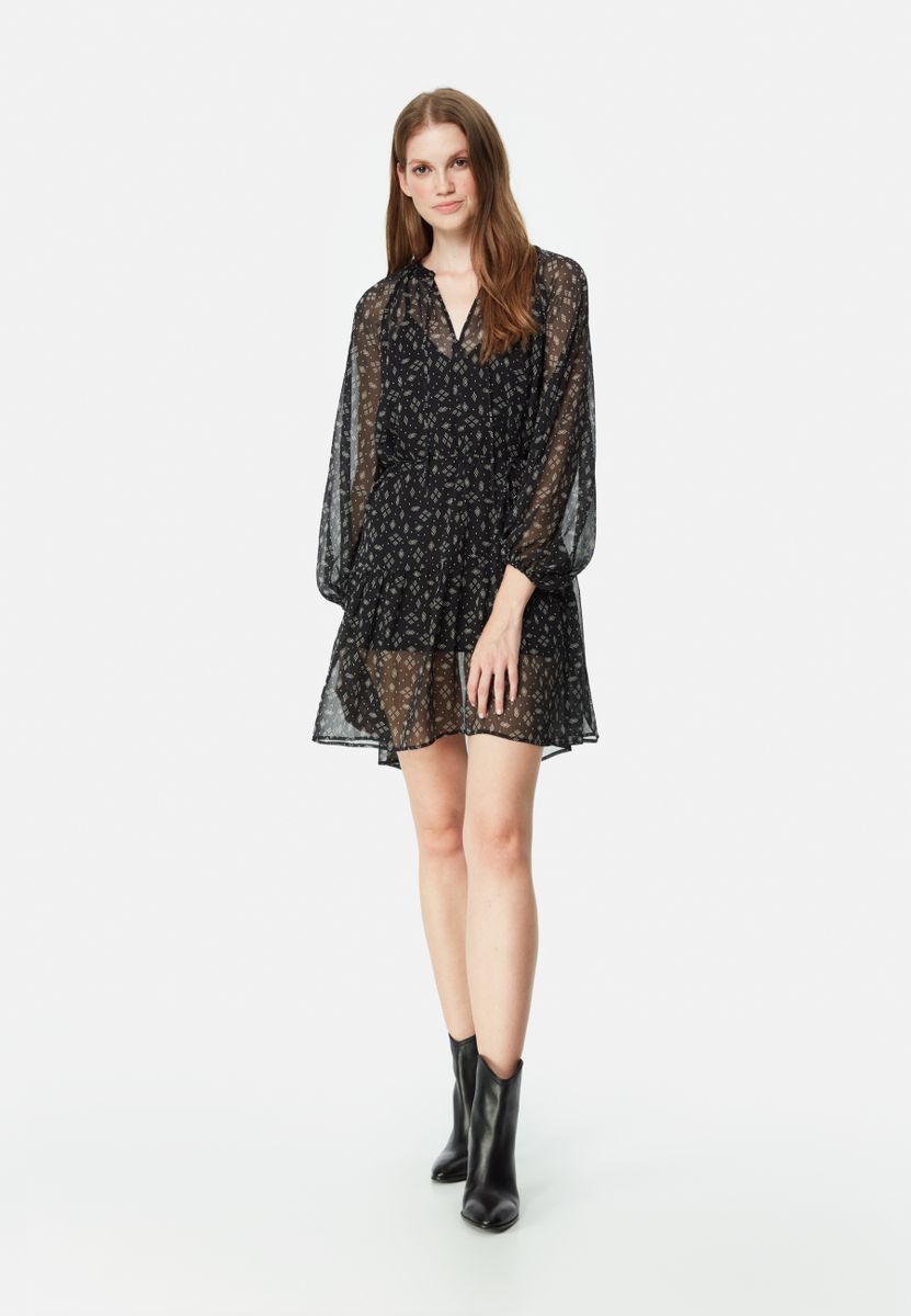 LONG SLEEVE MINI DRESS
