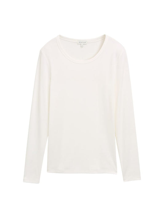 Basic Langarmshirt mit Rundhalsausschnitt
